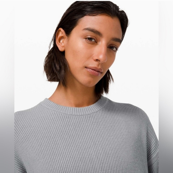 Lululemon/ 2021 Restful Intention/ Cashmere & Sherpa Blend Sweater Tunic - Picture 2 of 6